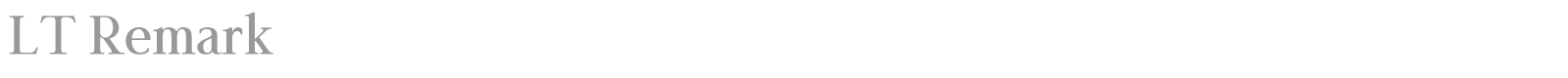 LT Remark font preview